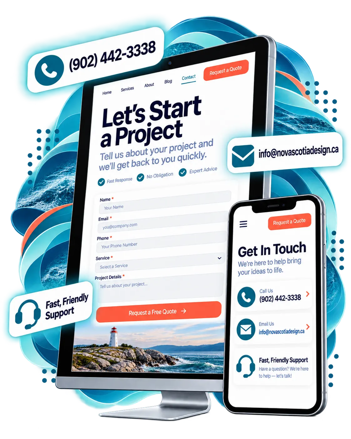Website design, SEO and digital marketing services from Nova Scotia Design