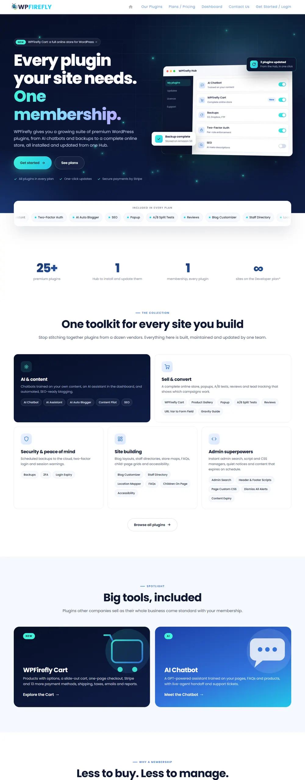 WP Firefly website